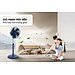 Quạt đứng Sunhouse 5 cánh 110W SHD-7382, động cơ đồng nguyên chất, vận hành êm ái, không tiếng ồn, Hàng chính hãng