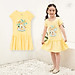 Đầm Cho Bé Gái Miss Meow Tới Size Đại. Váy Cotton Thun Hè Trẻ Em In Hình Mèo 3-11