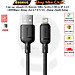 Cáp sạc nhanh OS-Baseus Silky Series USB to IP 2.4A (480Mbps) dùng cho 6/7/8/X/XS/...Hàng chính hãng