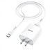 Bộ sạc 2.4A Hoco DC13 chuôi dẹt 1 cổng Usb kèm dây sạc Type-C dài 1M cho Android