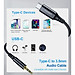 Cáp Choetech AUX006 chuyển đổi từ Type C sang Audio 3.5mm (hàng chính hãng)