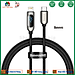 Cáp sạc nhanh tích hợp màn hình LED Baseus Display Fast Charging Data Cable Type-C to IP 20W(CATLSK) - Hàng chính hãng