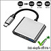 Hub chuyển đổi USB Type-C Sang USB 3.0/HDMI-Type C (Bạc)
