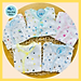 Túi 5 Áo Sơ Sinh Cotton Tay Dài Cài Nút Xéo Họa Tiết JOU - Size 1,2,3 cho bé sơ sinh -9kg