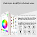 Đèn Ốp Trần 120 LED RGB Tích Hợp Loa Bluetooth Nghe Nhạc Không Dây Kết Nối Điện Thoại Qua APP Cao Cấp - Hàng Nhập Khẩu