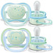 Ty ngậm ban đêm Philips Avent cho bé từ 0-6 tháng tuổi  (vỉ 2 núm) SCF376/10 - Màu ngẫu nhiên