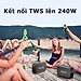 Bộ Loa Bluetooth không dây nghe nhạc, micro bluetooth không dây hát Karaoke cao cấp 120W công suất lớn Super Bass có cổng usb, thẻ nhớ, line 3.5mm pin 15600MAH sạc Type C Chip DSP loa kết nối TWS lên 240W Hàng Chính Hãng PKCB