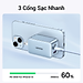 Sạc Nhanh UGREEN GaN 65W - Công Nghệ PD3.0/PD2.0 + QC4/QC3.0/QC2.0 + PPS/SCP/AFC - Tương Thích Nhiều Thiết Bị Laptop/MacBook/i.Pad/i.Phone 15 14 13 Pro Max/Sam.sung S24 S23 Ultra - Hàng Chính Hãng