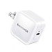 Adapter Sạc 1 Cổng Type-C 30W Công Nghệ GaN Hỗ Trợ Sạc Nhanh PD Power Delivery RAVPower RP-PC120 Với Đầu AC Gập - Hàng Chính Hãng