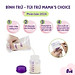 Combo Bình Trữ Sữa và Túi Trữ Sữa Mama’s Choice, Bảo Quản và Trữ Sữa Mẹ, Kiểm Định An Toàn Quốc Tế Bureau Veritas