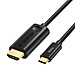 Cáp chuyển Choetech CH0019 Type C sang HDMI 2.0 dài 1.8M (Hàng chính hãng)