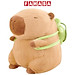 Thú Bông Capybara Đeo Balô Rùa 30 cm - ZooZoo 30210