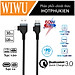 Dây cáp sạc nhanh 60W đa năng 4 in 1 USB C + USB A ra đầu sạc Type C + sạc Light cho iPhone iPad hiệu WIWU PT06 (Chuẩn PD 3.0 và QC 4.0, chip sạc thông minh, truyền tải dữ liệu cao 480Mbps) - Hàng nhập khẩu