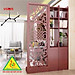 TỦ KỆ VÁCH NGĂN PHÒNG KHÁCH , NHÀ BẾP ( 1 VÁCH 2 KỆ) VGB11