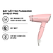 Máy sấy tóc Panasonic EH-ND37-P645 - Sấy nhanh với hiệu quả tương đương 2000W - Chế độ chăm sóc da đầu, bảo vệ nhiệt - Hàng Chính hãng