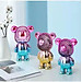 Quạt Mini Cầm Tay Bearbrick, Quạt Tích Điện Mini Để Bàn Decor Siêu Dễ Thương Có Sạc USB - Hàng Loại 1.  CHính Hãng MINIIN