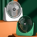 Quạt tích điện để bàn CTFAST F101, quạt mini văn phòng không gây ồn, 3 tốc độ gió, điều chỉnh 270 độ, tặng kèm sticker trang trí, sạc USB - Hàng chính hãng
