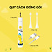 Bàn chải đánh răng điện cho bé LocknLock ENR226WHT-5V, 1.5W - Màu trắng