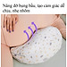 Gối cho bà bầu (Có lót) Babylux Gối bầu cánh tiên cao cấp, vải sợi tre, tặng kèm gối phụ, hỗ trợ giảm Đau lưng, ngủ ngon