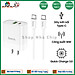 Bộ Củ Sạc Hoco C80 + Cáp Sạc Type C - Hỗ trợ sạc nhanh QC3.0 - Hàng Chính Hãng