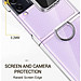 Ốp lưng chống sốc trong suốt kèm iring cho Samsung Galaxy Z Flip 4 hiệu Likgus Cover Ring (chất liệu cao cấp, thiết kế iring chống rơi rớt) - hàng nhập khẩu