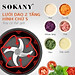 Máy xay thịt đa năng 2IN1 SOKANY SK-7030 cối INOX304, công suất 500W xay thịt, bóc tỏi tiện lợi - HÀNG CHÍNH HÃNG - DELIYA