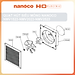Quạt hút siêu mỏng Nanoco NMV1523 12W NMV2023 20W NMV2523 24W dùng được cho tường 10 và âm trần - hàng chính hãng