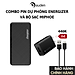 Combo Sạc dự phòng Energizer UE10053 + Sạc Mophie 10W + Cáp USB-C - HÀNG CHÍNH HÃNG