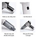 Máy Hút Bụi Cầm Tay Mini Tamashiho Nhật Bản 120W - Lực Hút 9000Pa, Bộ Lọc HEPA, Pin 4000mAh, Đa Chức Năng, HÀNG CHÍNH HÃNG MINIIN
