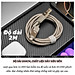 Cáp Sạc Đa Năng 4in1 sạc nhanh 100W dài 200cm USB-C + USB-A ra Type-C + L cho iPhone / cho iPad/ cho Macbook Laptop / Điện thoại thông minh hiệu WIWU Raptor - Chống Rối, Siêu Bền, Chip Thông Minh Tích Hợp, Sạc An Toàn - Hàng nhập khẩu