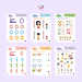 Học Liệu Giáo Dục Sớm Thông Minh Cho Bé Xóa Được tặng kèm Bút và Mút xóa - Lalala Baby