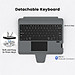Bao Da Kèm Bàn Phím cho iPad Air 6 11 inch / iPad Air 6 13 inch 2024 Nillkin Bumper Combo Case Keyboard - Hàng Chính Hãng