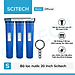 Bộ lọc nước sinh hoạt, bộ ba lọc thô 20 inch by Scitech (3 cấp lọc) - Hàng chính hãng