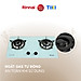 Bếp gas âm Rinnai RVB-2WGN mặt bếp kính và kiềng bếp men - Hàng chính hãng.