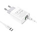 Bộ sạc PD 20W hoco. C80A – Hàng Chính Hãng 2 cổng ( USB + Type-C )  sạc nhanh 3A, Quick Charger 3.0 cho iPhone/iPad ( kèm dây 1m )