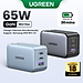 Sạc Nhanh UGREEN GaN 65W - Công Nghệ PD3.0/PD2.0 + QC4/QC3.0/QC2.0 + PPS/SCP/AFC - Tương Thích Nhiều Thiết Bị Laptop/MacBook/i.Pad/i.Phone 15 14 13 Pro Max/Sam.sung S24 S23 Ultra - Hàng Chính Hãng