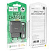 Bộ sạc nhanh 18W Hoco C72Q chuôi tròn chất liệu cao cấp kèm dây sạc Micro dài 1M cho Android ( 2 màu ) - Hàng chính hãng