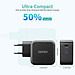 Adapter củ cóc sạc nhanh 61W PD Type-C hiệu CHOETECH Q6006 cho điện thoại / iPad / Macbook Sạc nhanh chuẩn PD 3.0, Công nghệ GAN, Smart LED báo sạc - Hàng chính hãng