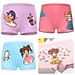 Bộ 4 quần chip đùi cho bé gái, vải cotton, 4 quần hình ảnh bé gái, công chúa khác nhau.