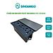 Hộp ổ cắm âm bàn tích hợp cổng sạc USB type C PD Sinoamigo STS-5-SC02SS, thiết kế nắp trượt tiện dụng - Hàng chính hãng Sinoamigo
