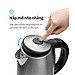 Bình Đun Siêu Tốc LocknLock EJK136SLV (1.7 Lít) - Hàng chính hãng