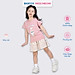 Set bộ cotton bé gái Bigfox Miss Meow size đại cộc tay mix chân váy hè cỡ 3,6,9,11 tuổi 30kg 40kg