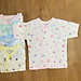 COMBO 5 Áo sơ sinh cotton J-TomTom Baby | Mẫu Tay Ngắn Cài nút Xéo in họa tiết | Size 1 -3 cho bé sơ sinh - 9 kg | Chất vải thun cotton 100% xịn, đẹp