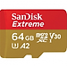 Thẻ Nhớ MicroSDXC SanDisk Extreme V30 A2 64GB 170MB/s SDSQXAH-064G-GN6MN - Hàng Chính Hãng