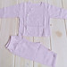 Set đồ sơ sinh cotton 18 chi tiết mùa xuân hè thu cho bé trai và bé gái (3 bộ bồ, 1 yếm choàng lớn, 1 gối, 1 yếm tròn nhỏ, 1 yếm tam giác, 4 khăn sữa, 1 mũ, 1 đôi tất tay, 1 đôi tất chân)