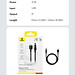 Cáp sạc nhanh và truyền dữ liệu Usb to iP 2.4A Baseus Gem Charging Cable - Hàng chính hãng