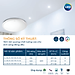 Bộ đèn PHILIPS LED ốp trần tròn CL254- Công suất (12W,17W,20W) ánh sáng trắng