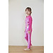 Đồ bơi trẻ em, đồ bơi bé gái liền thân dài tay quần dài full body chống nắng bao gồm nón bơi họa tiết kỳ lân cho bé đến 30kg