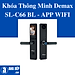 Khóa Thông Minh Demax SL-C66 BL - APP WIFI. Hàng Chính Hãng