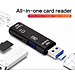Đầu cắm OTG xịn giúp điện thoại Android đọc thẻ nhớ TF, USB, Type C  - Hàng chính hãng / Hàng nhập khẩu